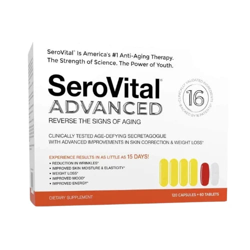 SeroVital Advanced Dietary Supplement 120 Capsules +60 Tablets