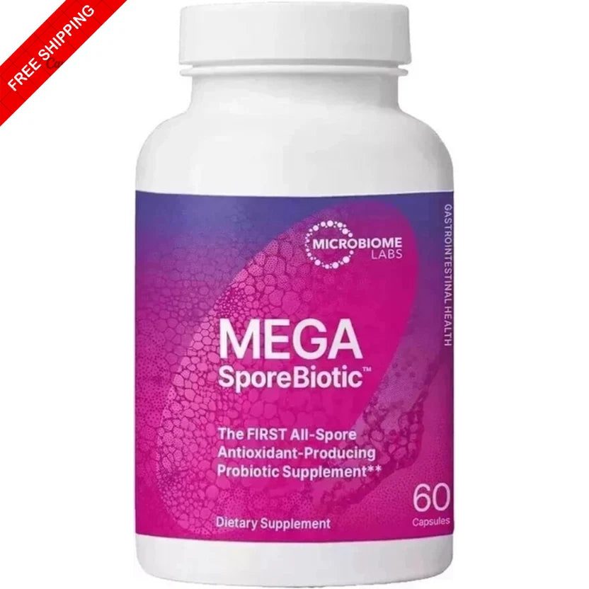MegaSporeBiotic Plus with Antioxidants - 60 Vegan Probiotic Capsules