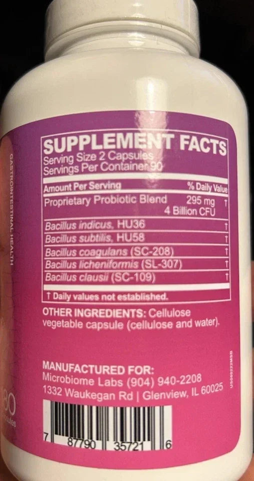 MicroBiome Labs MegaSporeBiotic 180 Capsules