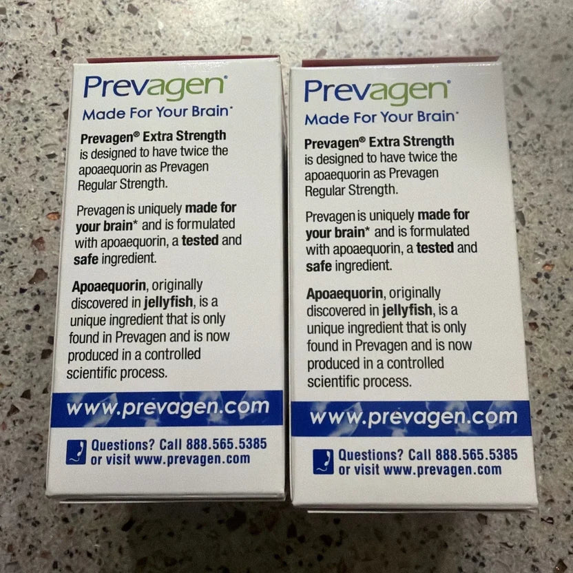 Prevagen Extra Strength 20mg Capsules - 60 Count - 2 Pack