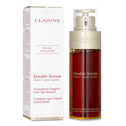 Clarins Double Serum 100ml / 3.3oz – Hydric + Lipidic System – New & Sealed Pack