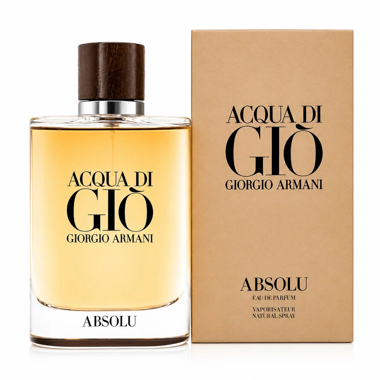 Acqua Di Gio Absolu by Giorgio Armani Eau de Parfum Spray for Men 4.2 oz 125 ml – New in Box