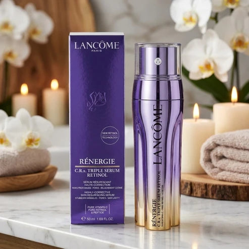 Lancôme Rénergie C.R.x Triple Retinol Serum 50ml / 1.7oz | Anti-Aging Face Serum with Pure Retinol, Vitamin C Peptides | New Sealed