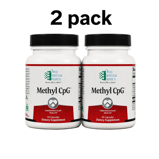 Methyl CPG Ortho Molecular Products Cardiovascular 60 Capsules 2 Pack