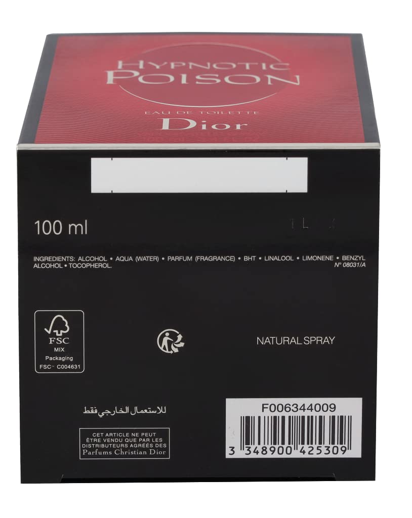 DIOR Hypnotic Poison Eau De Toilette Spray 100ml