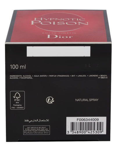 DIOR Hypnotic Poison Eau De Toilette Spray 100ml