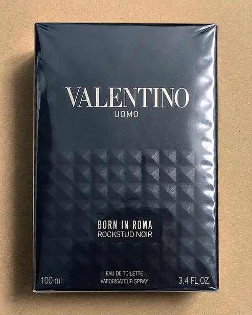 Valentino Uomo Born In Roma Rockstud Noir Eau de Toilette for Men 3.4 oz / 100ml – New in Box