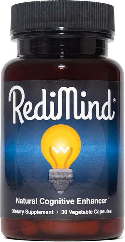 RediMind Natural Cognitive Support and Brain Supplement, Vegan, Gluten-Free