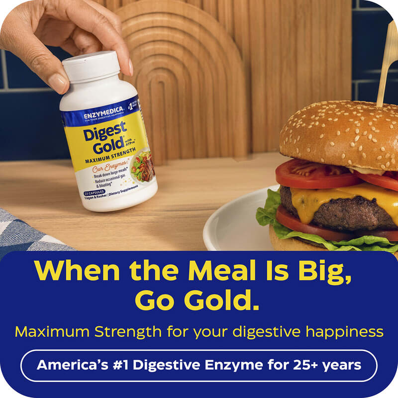 Enzymedica, Digest Gold® with ATPro™, 90 Capsules