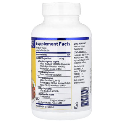 Enzymedica, Digest Gold® with ATPro™, 90 Capsules