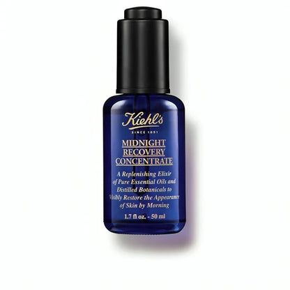 Kiehl’s Midnight Recovery Concentrate Facial Oil 1.7 oz / 50 ml – Night Serum, NIB Sealed