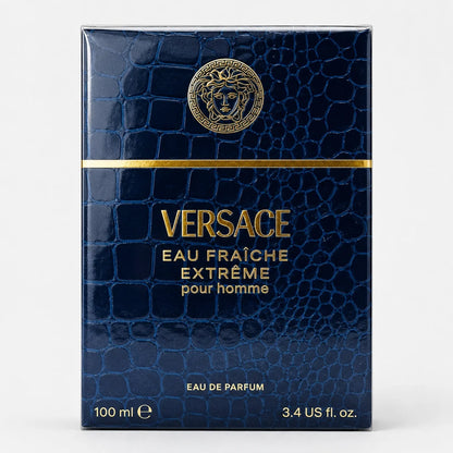 Versace Eau Fraîche Extreme Eau de Parfum for Men 3.4 oz / 100 ml Spray – New Sealed – 100% Authentic