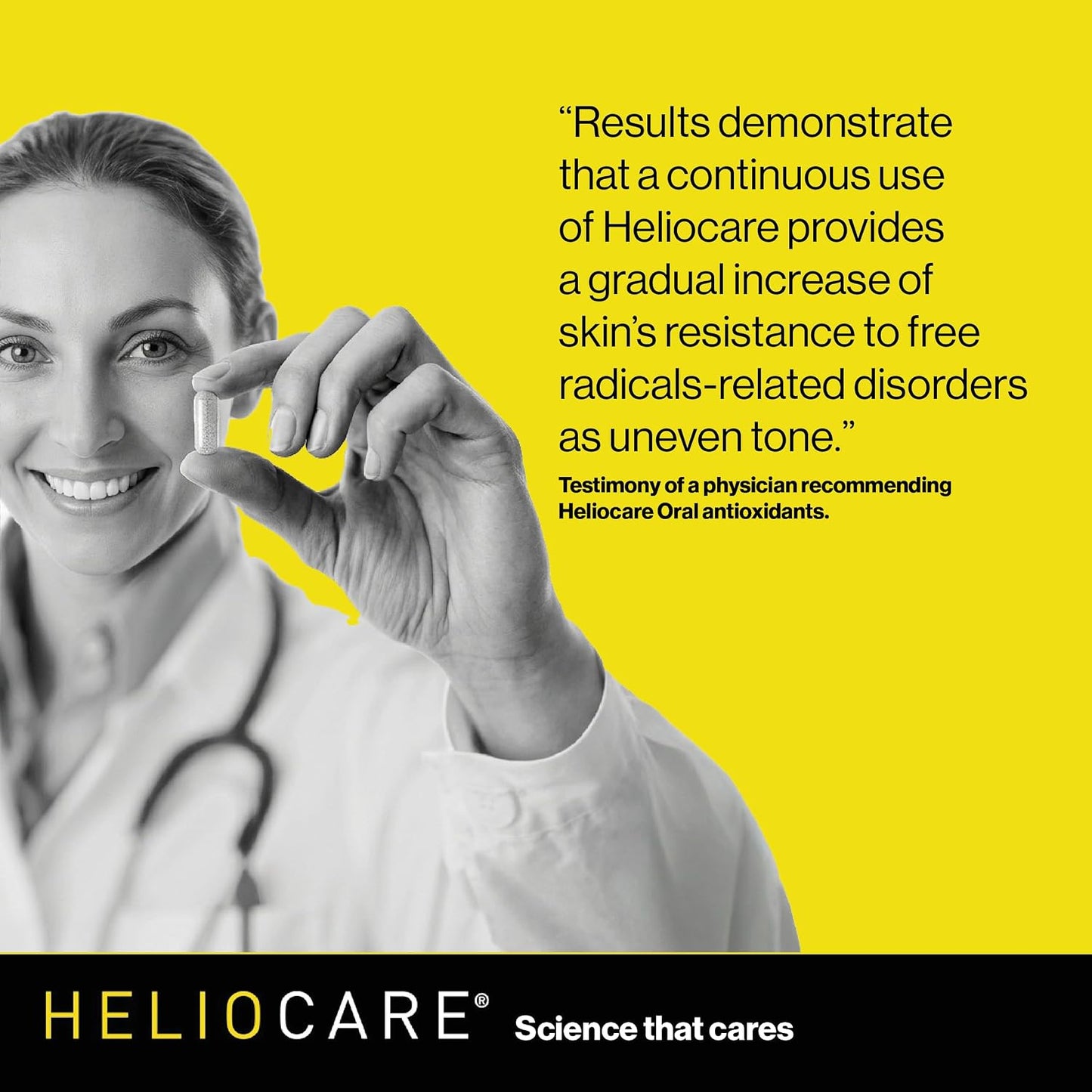 Heliocare Advanced with Nicotinamide Antioxidant Supplement, 120 Capsules | Patented Skin Health Antioxidant with 240mg Polypodium Leucotomos & 500mg Niacin B3, Clinically Proven Antioxidan Supplement