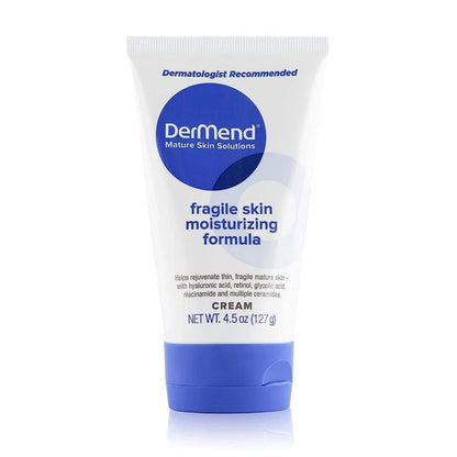 DerMend Fragile Skin Moisturizing Formula Cream 127g – Anti-Aging &amp; Wrinkle Care for Mature Skin | Dermatologist Recommended Hydrating Body Lotion