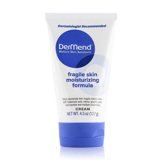 DerMend Fragile Skin Moisturizing Formula Cream 127g – Anti-Aging &amp; Wrinkle Care for Mature Skin | Dermatologist Recommended Hydrating Body Lotion