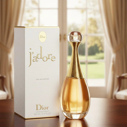 Dior J’adore by Christian Dior Eau De Parfum Spray for Women 3.4 oz / 100 ml – Luxury Floral Fragrance Perfume