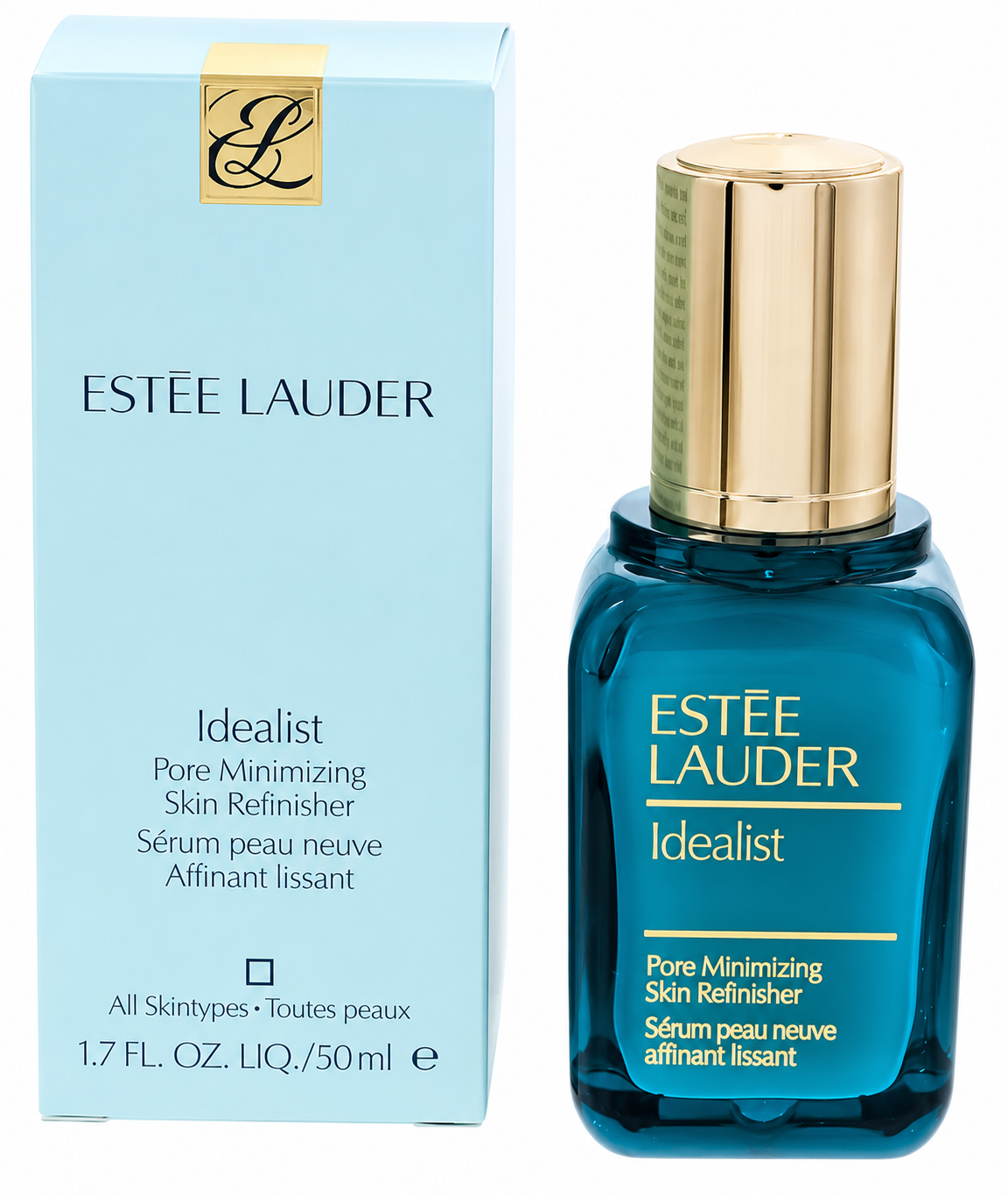 Estée Lauder Idealist Pore Minimizing Skin Refinisher Serum 1.7 oz / 50ml – Face Serum for Smoother Skin &amp; Refined Pores – Authentic New in Box (NIB)