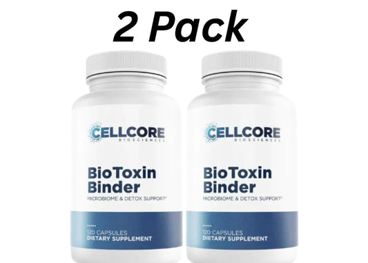 2 Pack Cellcore Bio Toxin Gut Health & Detox Support Supplement | 120 Capsules