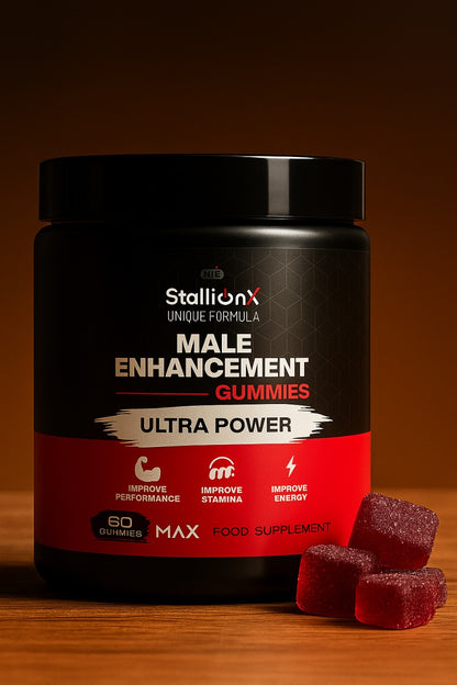 StalliunX - Male Enhancement Gummies Enhance Pleasure & Performace - Unique Formula 60 Gummies