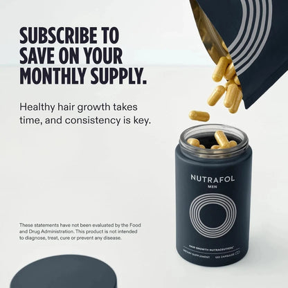 Nutrafol Men's Hair Growth Supplements, Clinically Tested for Visibly Thicker HairMen's Hair Growth Supplements, Clinically Tested for Visibly Thicker Hair