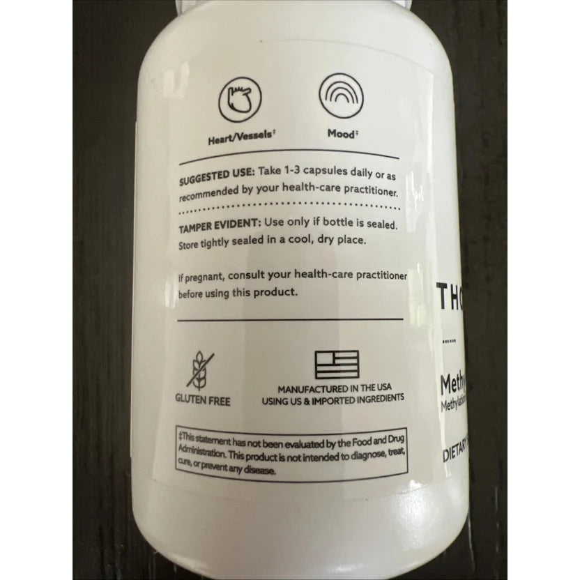 Thorne Methyl-Guard Plus – 90 Capsules | Active B Vitamins & Methylation Support