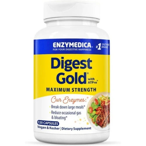 Enzymedica Digest Gold + ATPro, Maximum Strength Enzyme Formula