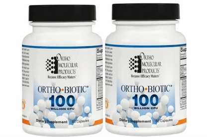 2 Pack Ortho Molecular Ortho Biotic 100 – High Potency Probiotic for Gut & Digestive Health
