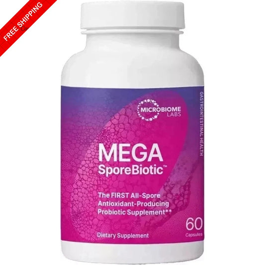 MegaSporeBiotic Plus with Antioxidants - 60 Vegan Probiotic Capsules