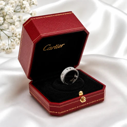 Cartier Love Ring Signature Red Travel Case