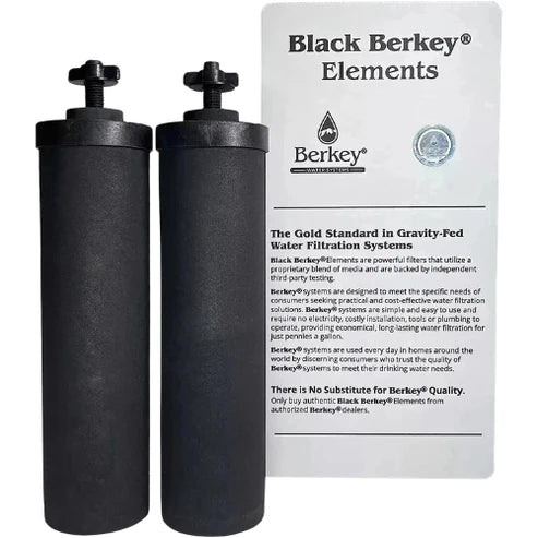 Authentic Berkey BB9-2 Black Filter Elements Long Life Water Purifier New