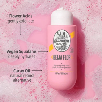 Sol De Janeiro Beija Flor Skin Renewing Body Wash 385 ml. - Image 2