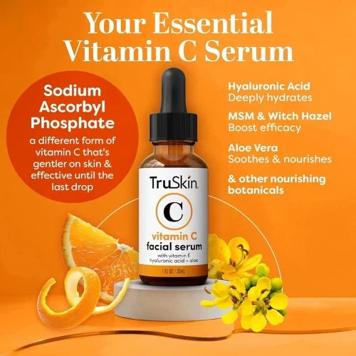 TruSkin Vitamin C Serum For Face – Anti Aging Formula with Vitamin C, Hyaluronic - Image 2
