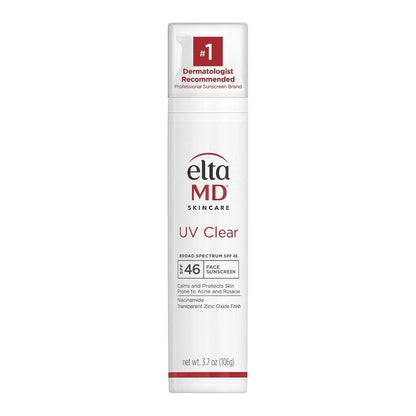 EltaMD UV Clear Broad Spectrum SPF 46 Face Sunscreen 3.7 oz (106g) Facial Sunscreen for Acne-Prone & Sensitive Skin