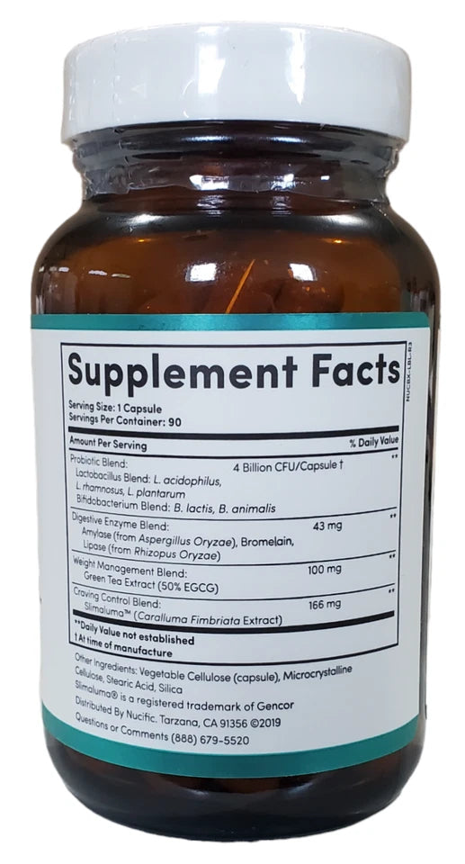 Bio-X4 Nucific Probiotic All Natural Weight Loss Metabolism Boost