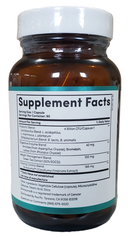 Bio-X4 Nucific Probiotic All Natural Weight Loss Metabolism Boost
