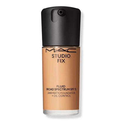 MAC Studio Fix Fluid SPF 15 Foundation NC17 30ml / 1oz Full Coverage Matte Finish New