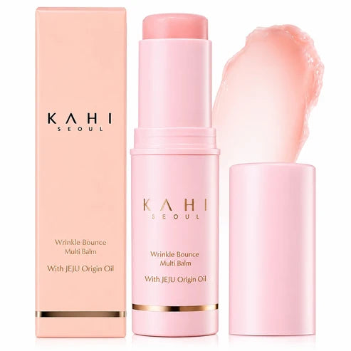 KAHI Wrinkle Bounce Multi Balm Stick 9g – Hydrating Anti-Aging Facial Serum Balm for Fine Lines, Wrinkles