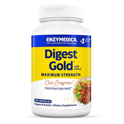 Enzymedica, Digest Gold® with ATPro™, 90 Capsules