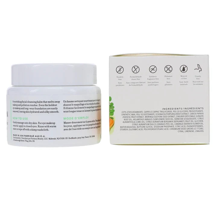 Makeup Removing Cleansing Balm for Deep Cleansing, Hydration & Soft Skin | Gentle Face Cleanser Skincare Formula (3.4 oz)
