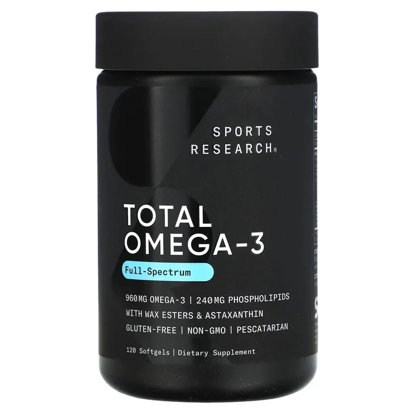 Premium Omega-3 Fish Oil Capsules – High Strength EPA & DHA Support for Heart & Brain Health | 120 Softgels