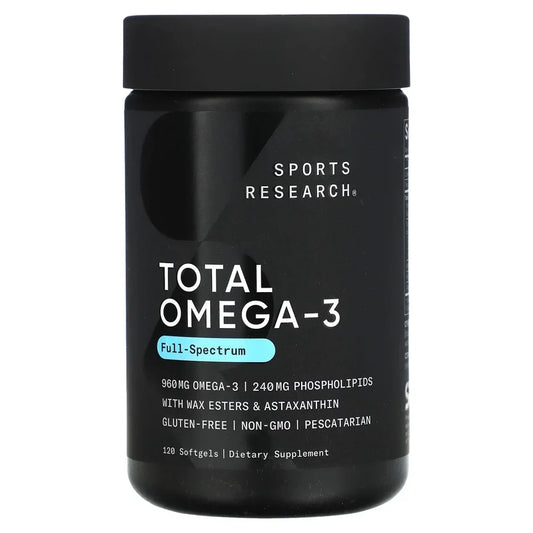 Premium Omega-3 Fish Oil Capsules – High Strength EPA & DHA Support for Heart & Brain Health | 120 Softgels