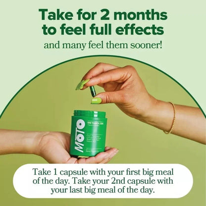 O Positiv Moto for Women to Suppress Appetite Promote Healthy Metabolism 60 Caps