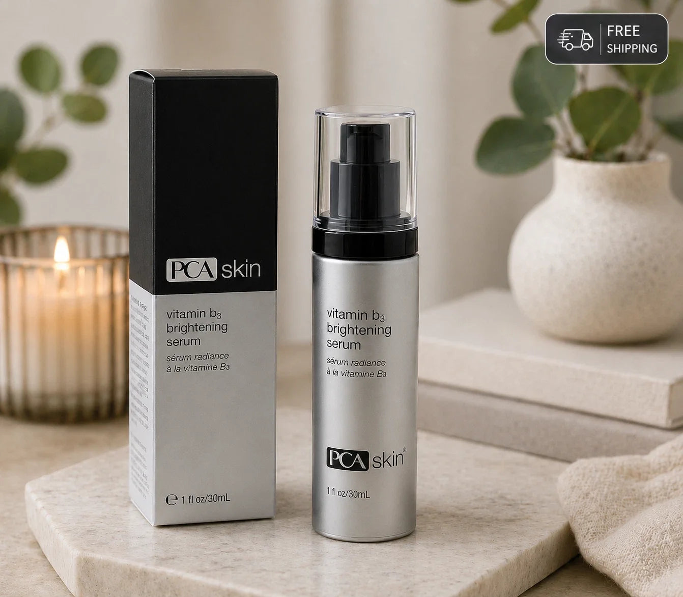 PCA Skin Vitamin B3 Brightening Serum 1 fl oz 30ml - Image 1
