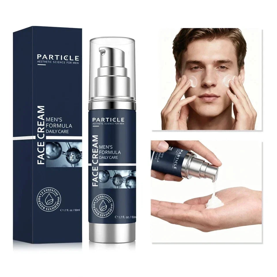 Particle Face Cream Men 6 in 1 Anti-Aging Cream Fights Eye Bags Dark Spots - Image 4