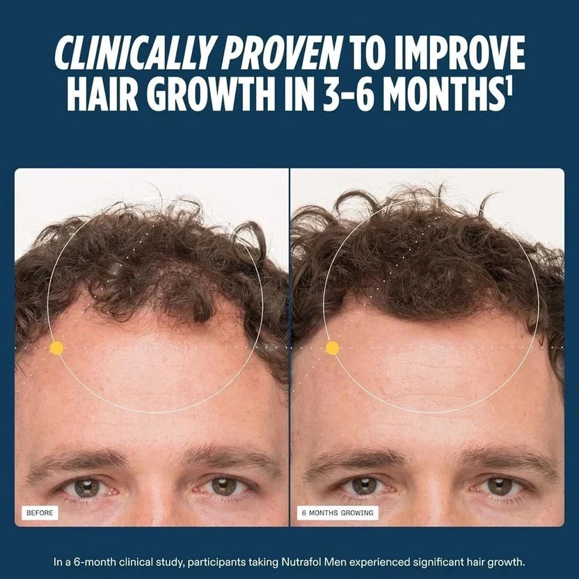 Nutrafol Pack of 3 Men's Hair Growth Total 360 Caps