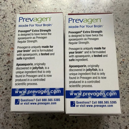 Prevagen Extra Strength 20mg Capsules - 60 Count - 2 Pack