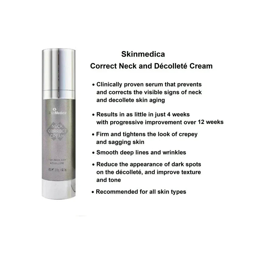 SkinMedica Neck Correct Cream 2 oz. Neck And Chest Treatment New and sealed box. - Image 2