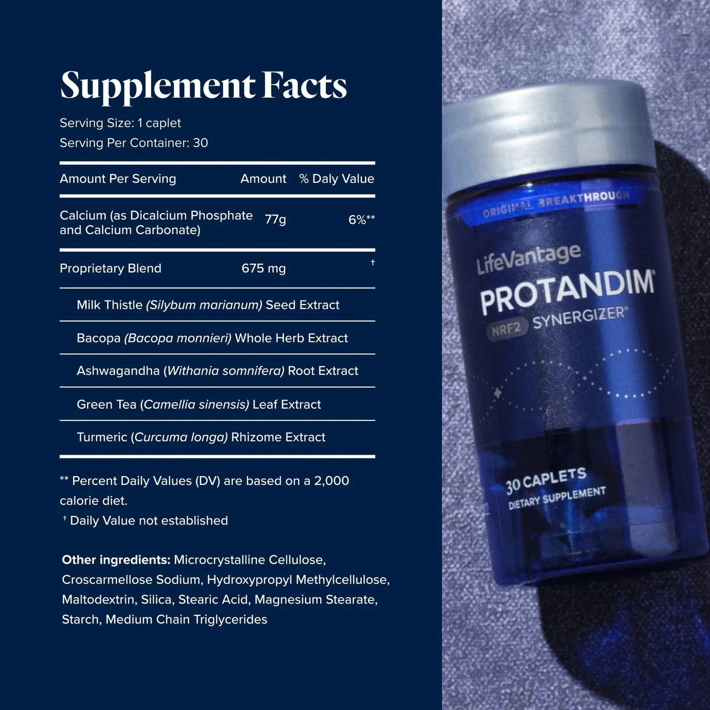 LifeVantage Protandim NRF2 Synergizer – 3-Pack (30 Caplets Each)