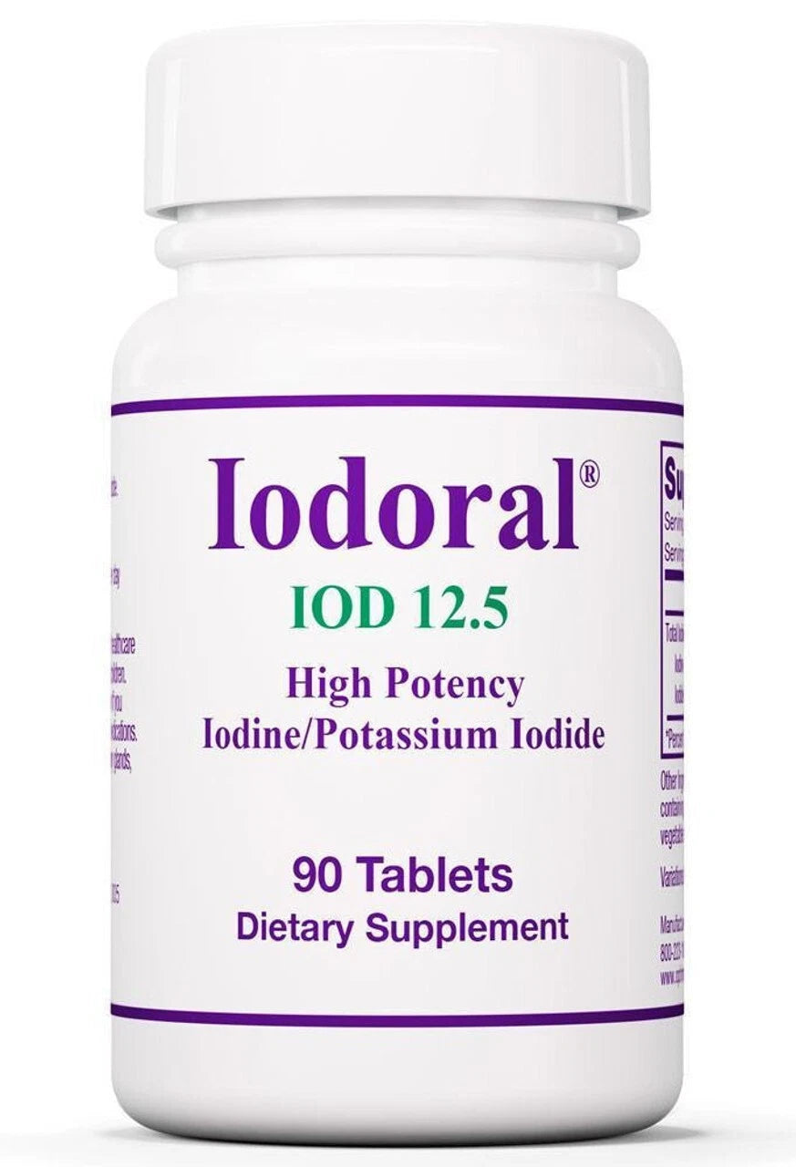 Optimox Iodoral IOD 12.5 High Potency Iodine Potassium Iodide – 90 Tablets