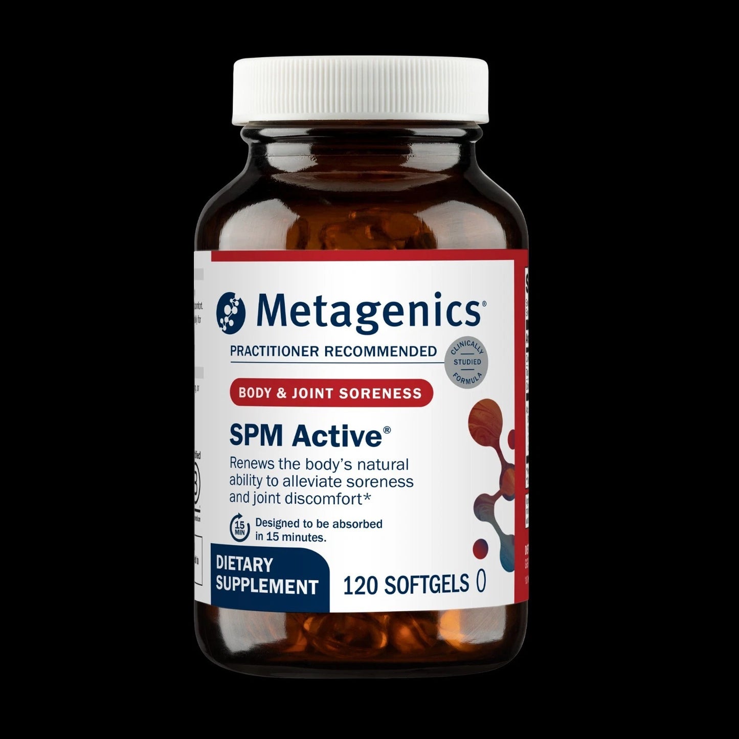 Metagenics SPM Active 120 Softgels | Body &amp; Joint Soreness Support | Clinically Studied Dietary Supplement